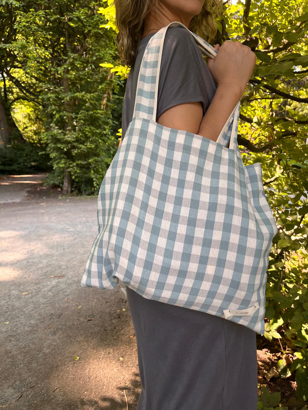 Totebag de tela artesanal - Imagen 3