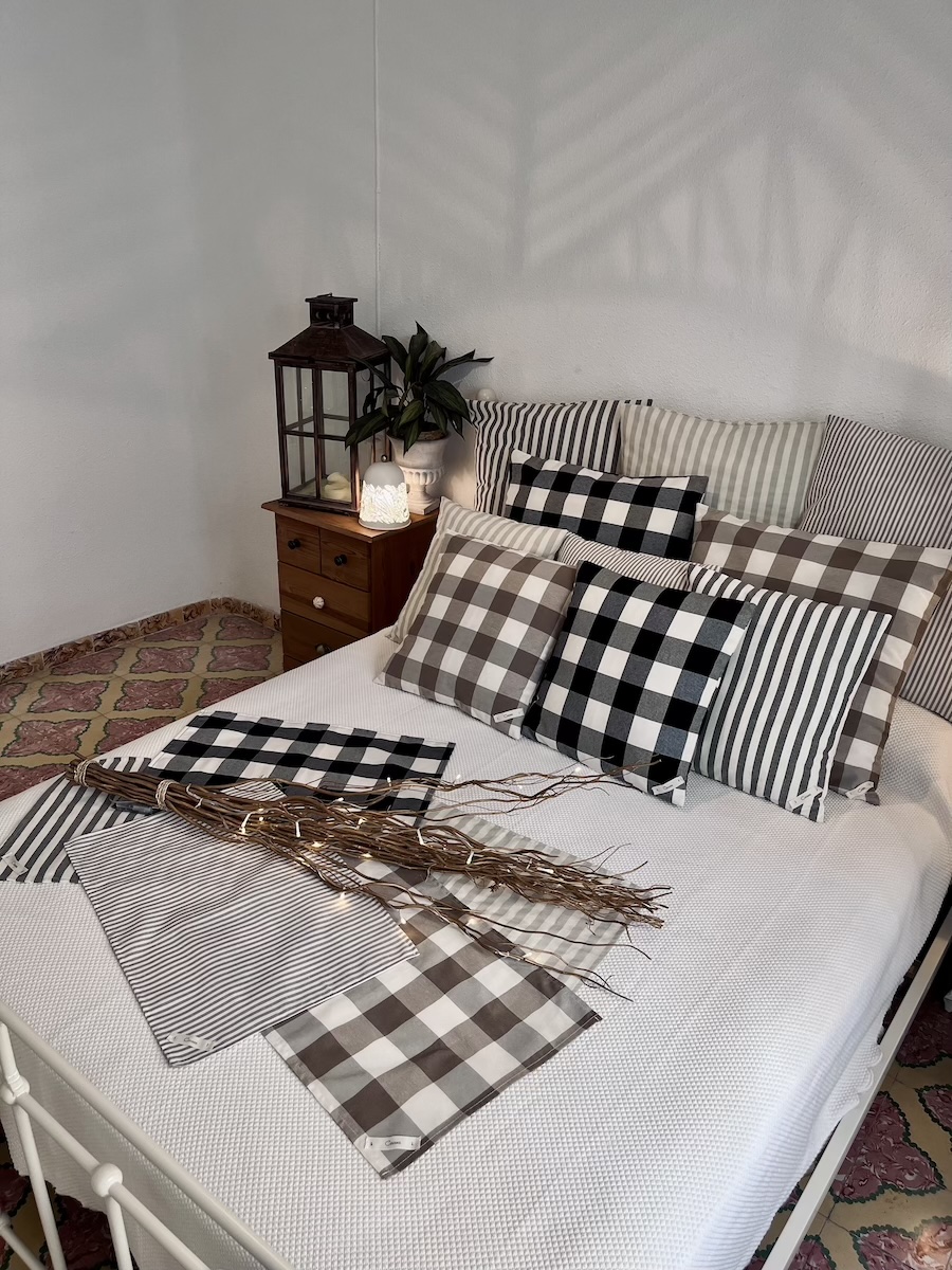 Textil de hogar artesanal de Cercana en Instagram