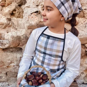 Kit de Castañera para Niños: Delantal y Pañoleta